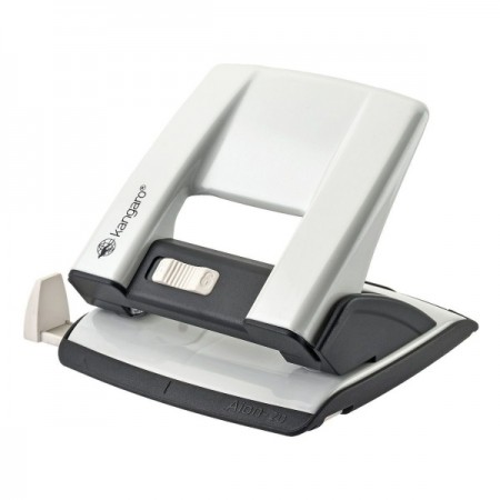 Perforator Kangaro AION-30, 30 coli, metalic, alb/negru/turquoise