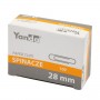 Agrafe birou Grand, metalice, 28mm, argintii, cutie 100 buc