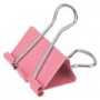 Clipsuri metalice Deli 8553 A, 32mm, diverse culori, cutie PVC 24 buc