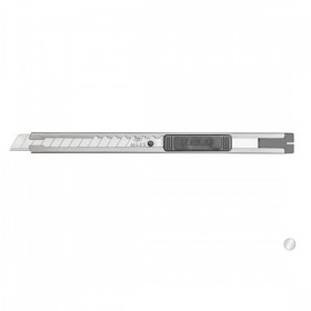 Cutter Kangaro Miles, lama 9mm, metalic, profesional, argintiu
