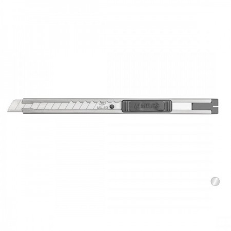 Cutter Kangaro Miles, lama 9mm, metalic, profesional, argintiu