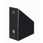 Suport documente Herlitz, 11cm, vertical, carton, albastru / negru