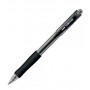 Pix cu bila, 0.7mm, cu mecanism, corp transparent, UNI-BALL LAKNOCK