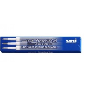Rezerva roller cu stergere, 0.7mm, albastru, UNI-BALL URR-100