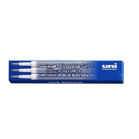 Rezerva roller cu stergere, 0.7mm, albastru, UNI-BALL URR-100