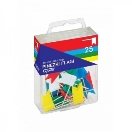 Ace panou pluta Grand, metalice, tip stegulet, diverse culori, blister 25 buc