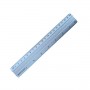 Rigla Office Cover, 20cm, aluminiu