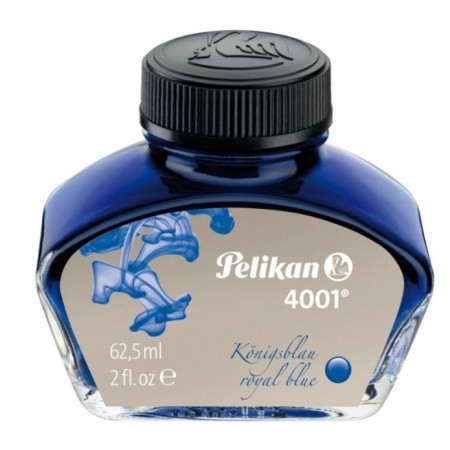 Calimara cu cerneala Pelikan, cerneala albastra, 62.5ml