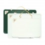 Tabla magnetica cu 2 fete CNX, 68x48cm, alb, verde, pentru perete