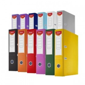Biblioraft plastifiat Noki, A4, portret, 7 cm, buzunar eticheta, inele metalice