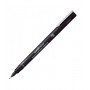 Liner pe baza de apa, cu capac, varf tesit, negru, UNI-PINBR