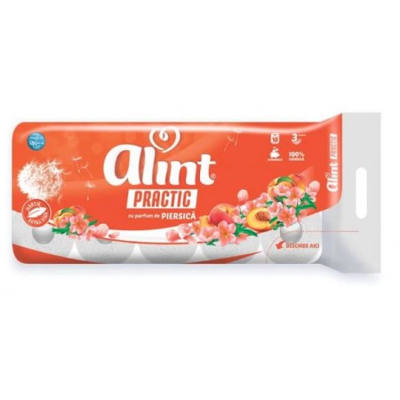 Hartie igienica parfumata Alint, 3 straturi, 10 role/bax