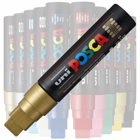 Marker UNI Posca, varf tesit, 15.0mm
