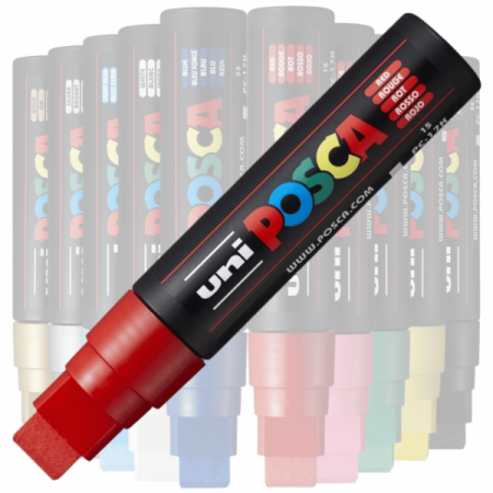 Marker UNI Posca, varf tesit, 15.0mm