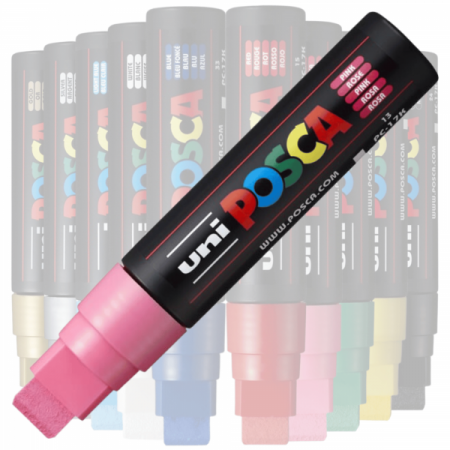 Marker UNI Posca, varf tesit, 15.0mm