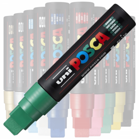 Marker UNI Posca, varf tesit, 15.0mm
