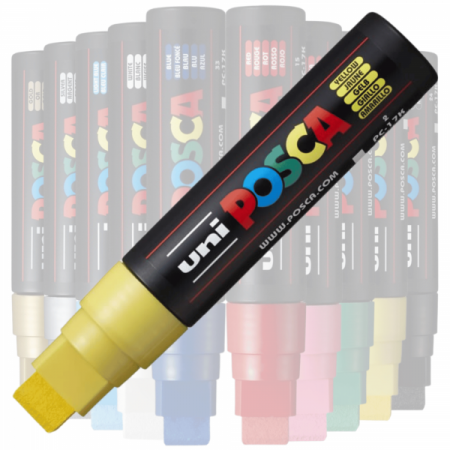 Marker UNI Posca, varf tesit, 15.0mm
