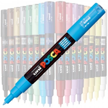Marker UNI Posca PC-1M, varf rotund, 0.7mm
