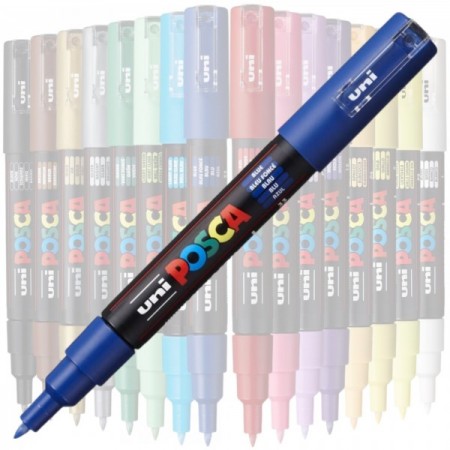 Marker UNI Posca PC-1M, varf rotund, 0.7mm