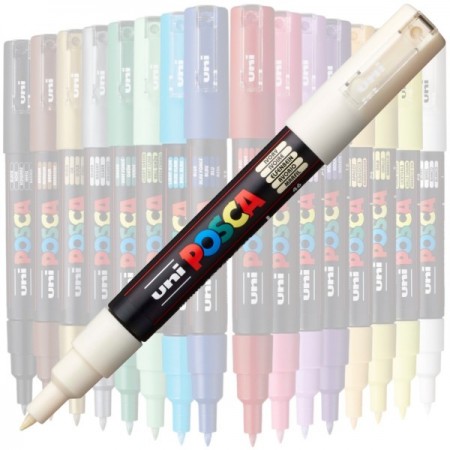 Marker UNI Posca PC-1M, varf rotund, 0.7mm