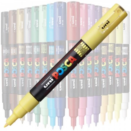 Marker UNI Posca PC-1M, varf rotund, 0.7mm