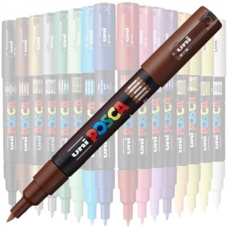 Marker UNI Posca PC-1M, varf rotund, 0.7mm