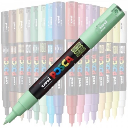 Marker UNI Posca PC-1M, varf rotund, 0.7mm