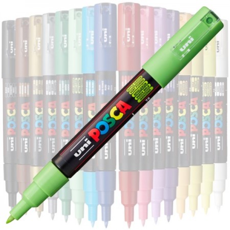 Marker UNI Posca PC-1M, varf rotund, 0.7mm