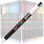 Marker UNI Posca, varf fin metalic, 0.7mm