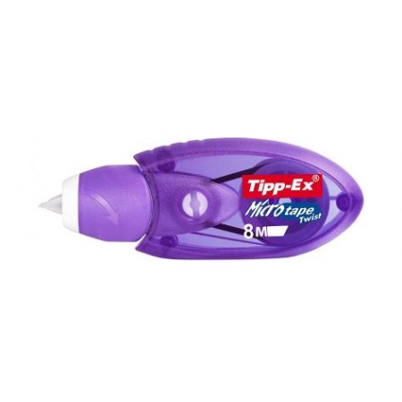 Banda corectoare Bic Tipp-Ex, 5mm x 8m, model Micro Tape Twist