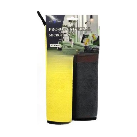 Lavete microfibra cu doua fete, 30x40 cm, Wei