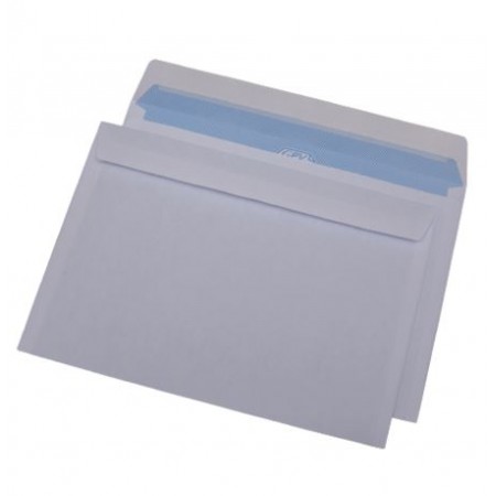 Plic siliconic C5L , alb, 162x229mm, 25 buc/set