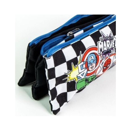 Penar neechipat Marvel Avengers, 1 fermoar, 3 compartimente, 22.5x11.5x2cm