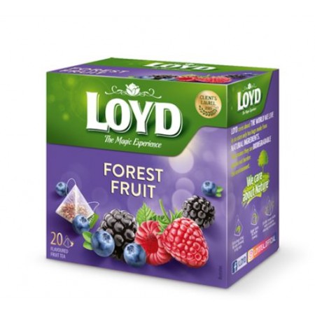 Ceai cu fructe de padure LOYD, 20 pliculete