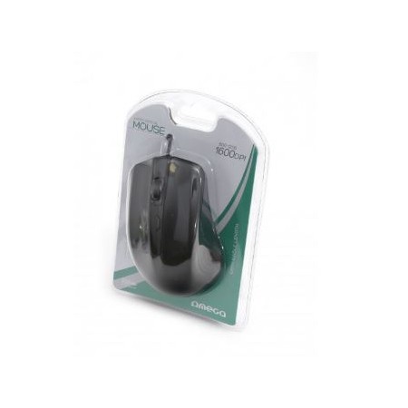 Mouse optic Omega OM05, 1600 dpi, USB, cablu 1.25m, diverse culori