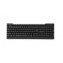 Tastatura Omega Ergonomic, USB, design modern, cablu 1.5m, negru