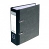 Biblioraft carton Noki, A4, portret, 5 cm, inele metalice, negru marmorat
