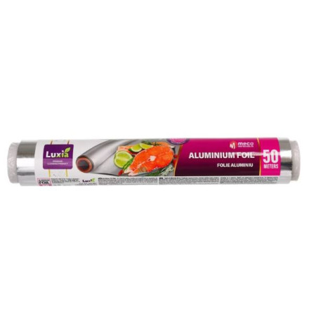 Rola folie aluminiu, LUXIA, 50m/rola