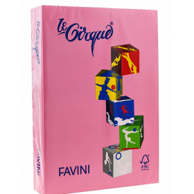 Hartie colorata Favini, roz intens, A4 , 500 coli/top, 80gr/mp