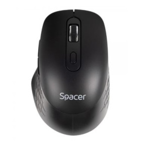 Mouse wireless Spacer, 1000-16000 dpi, conector USB 2.4GHz, negru, include 2 baterii AAA