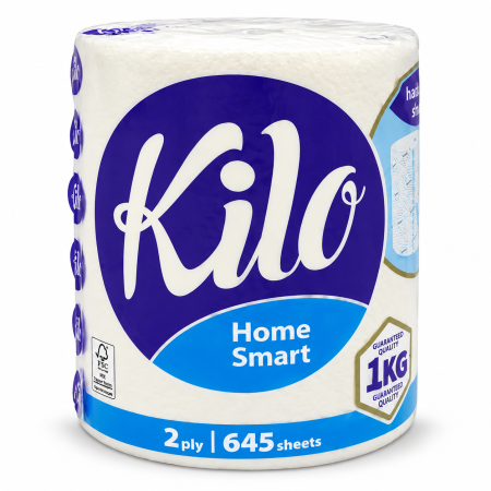 Rola prosop de hartie KILO, 2 straturi, 645 foi