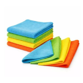 Set lavete microfibra, 4 culori,  33X33 cm