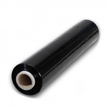 Folie stretch manuala, negru, 160 metri/ 2 kg