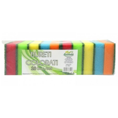 Bureti vase multicolori, 10buc/set, ALVERGREEN
