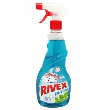 Solutie cu pulverizator pentru geam, 750ml, RIVEX GLASS