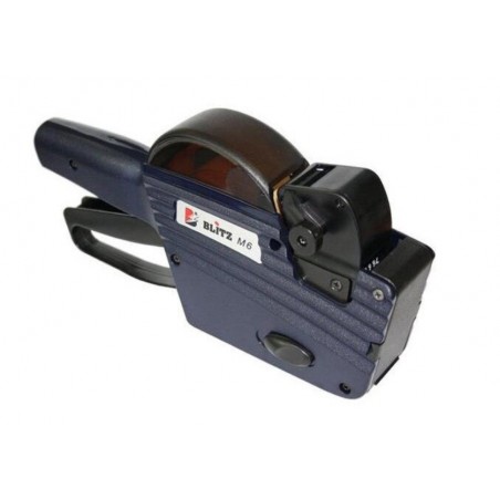 Aparat de etichetat preturi BLITZ M6, 1 rand, etichete dreptunghiulare 26x16mm