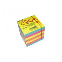 Cub hartie Herlitz 700 coli, 90x90mm, 4 culori neon