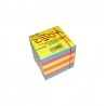 Cub hartie Herlitz 700 coli, 90x90mm, 4 culori neon