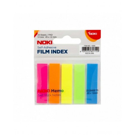 Index adeziv Noki, 125 coli, 12x45mm, PVC, 5 culori