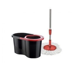 Set de curatenie cu galeata si mop rotativ, NOVA HOME